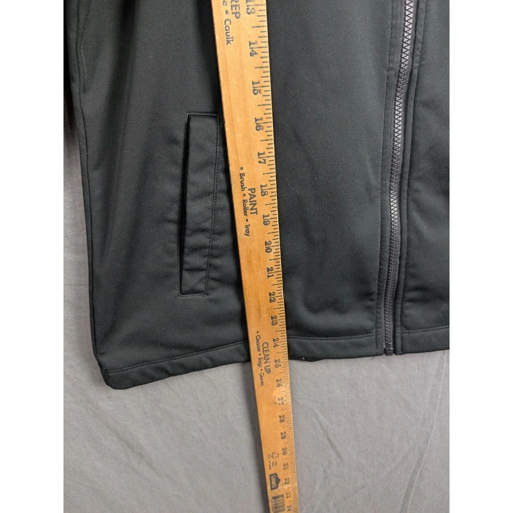 32 Degrees Heat Mens Softshell Hooded Jacket Black Medium Full Zip